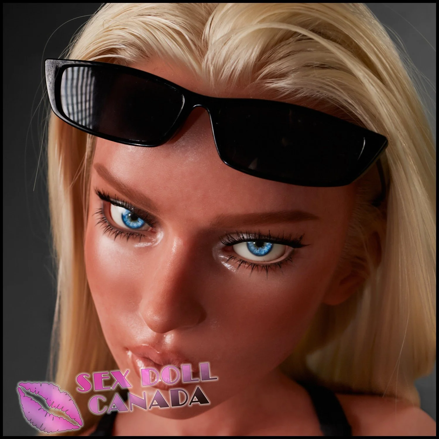 100 (3'3") E-Cup Fiora Black (Head #883) Full Silicone - Climax Doll - Image 8