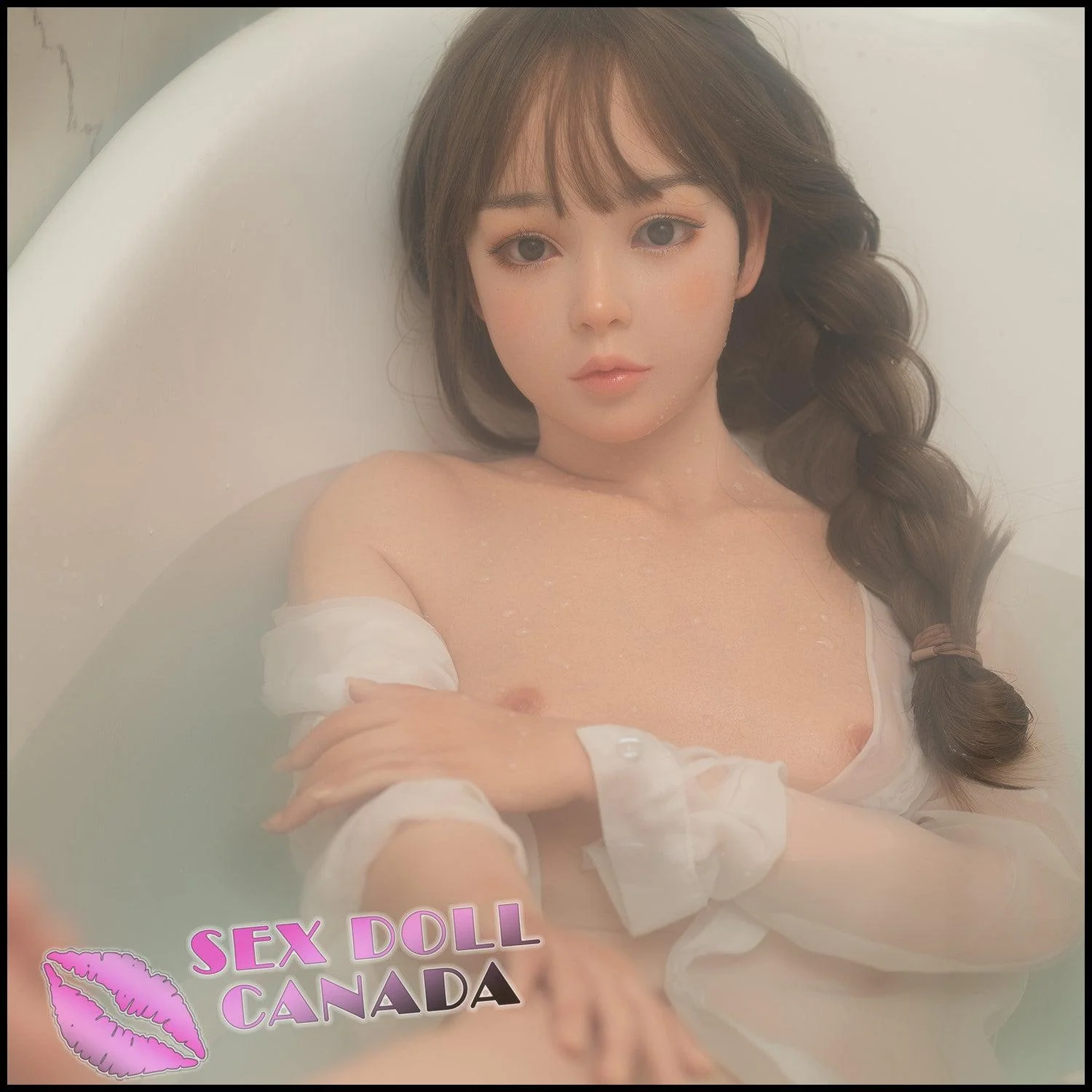 148 (4'10") A-Cup Sara (Head #GD06) Full Silicone - Zelex