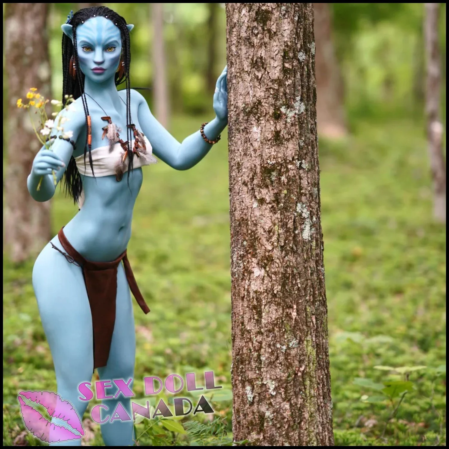 156 (5'1") A-Cup Avatar (Head #58) Seamless Head Full Silicone - SM Doll - Image 3