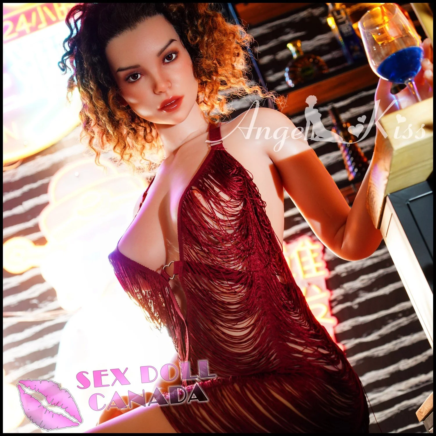 159 (5'3") H-Cup Tania (Head #LS53) Full Silicone - Angel Kiss