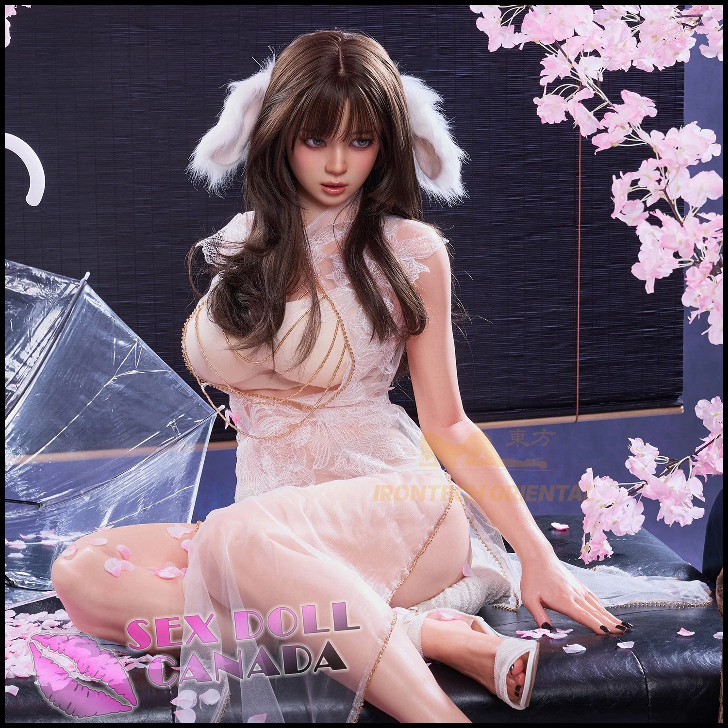 161 (5'3") F-Cup Nia ROS MAX Silk Glow (Head #T3) Full Silicone - IRONTECH Dolls - Image 6