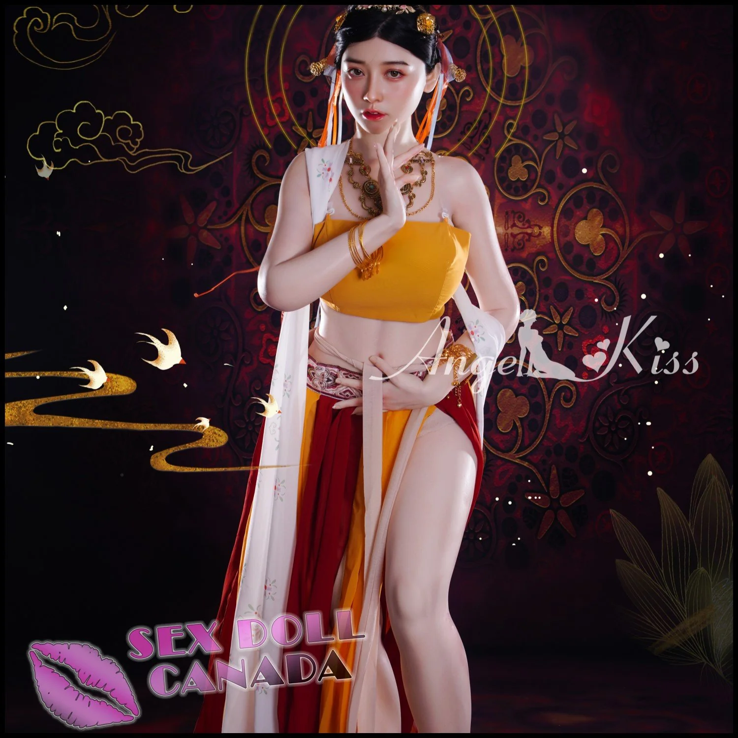 164 (5'5") G-Cup Kiara (Head #LS23) Full Silicone - Angel Kiss