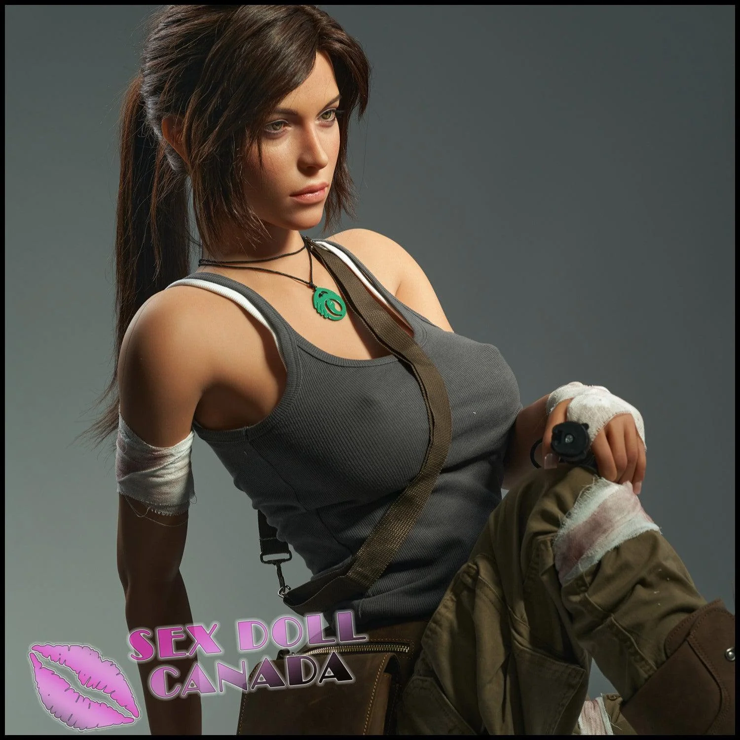 IN-STOCK 166 (5'5") G-Cup Adventure Lady - Full Silicone - Game Lady - Image 14