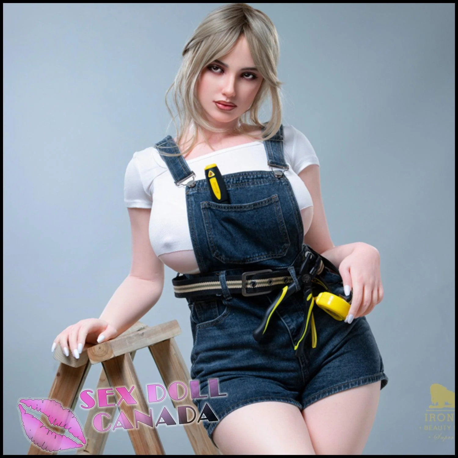 IN-STOCK - 160 (5'3") K-Cup Luna (Head #S17) Full Silicone (USA) - IRONTECH Doll