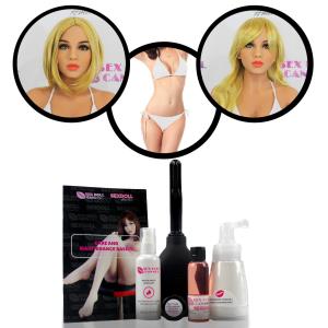 Ultimate Blonde Package (2 Blonde Wigs, Irrigator, Stain Removal Cream and More!)